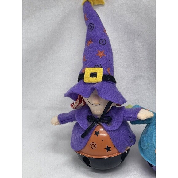 Avon Halloween Jingle Bell Ornaments Spooky Fun Pals Metal Dracula Mummy Witch - Picture 5 of 16